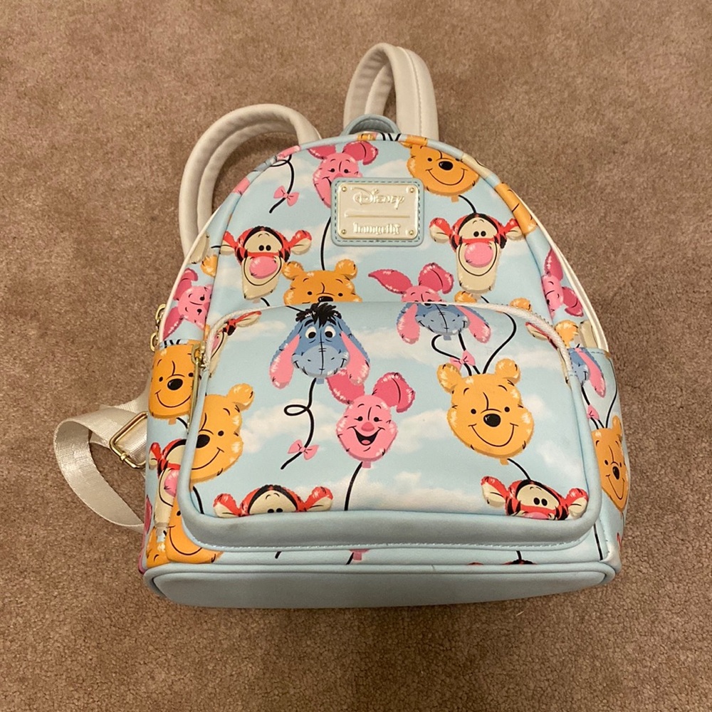 Loungefly Disney Winnie the Pooh Balloon Heads Mini Backpack